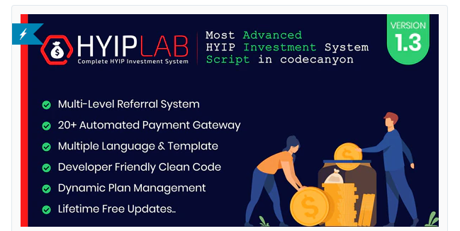 HYIPLaB – HYIP Investment HTML Template