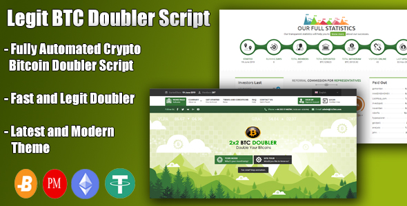 Crypto Investment Script - BTC Bitcoin Invest Syst