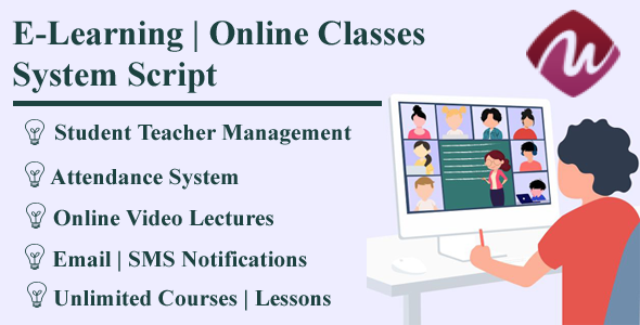 Online Classes Script | Free Online Courses System | E-Learning