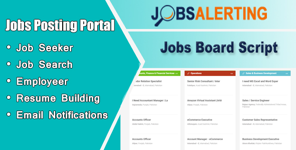 job board script | job search script for jobs listing website