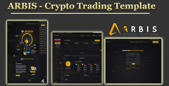 ARBIS - Crypto Trading Website Template 