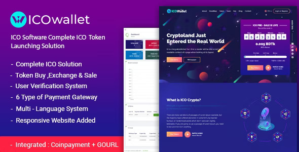 ICO Script Initial Coin Offering Software and Token Launching Solution