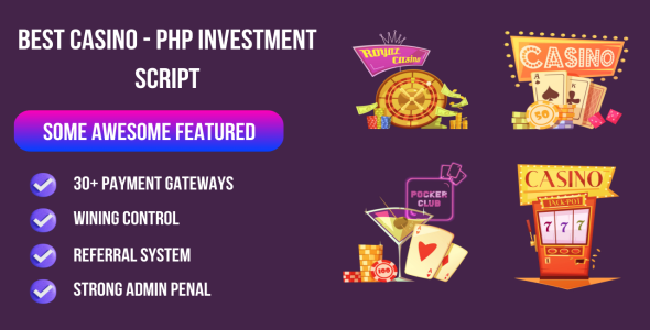 Best Casino - PHP Investment Script