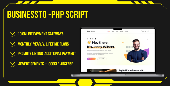 Businessto -Business Listing / Directory Website (Subscription Based) PHP script