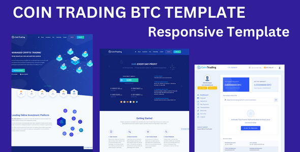 Crypto Investment And Trading Website Template In HTML And CSS