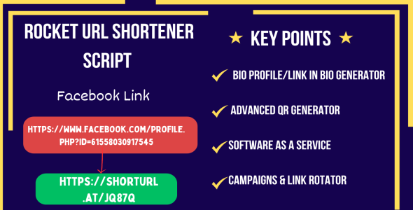 Rocket URL Shortener - Best Link Shortener, Bio Pa
